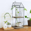 fashionable Wall hanging flower rack display frame basket